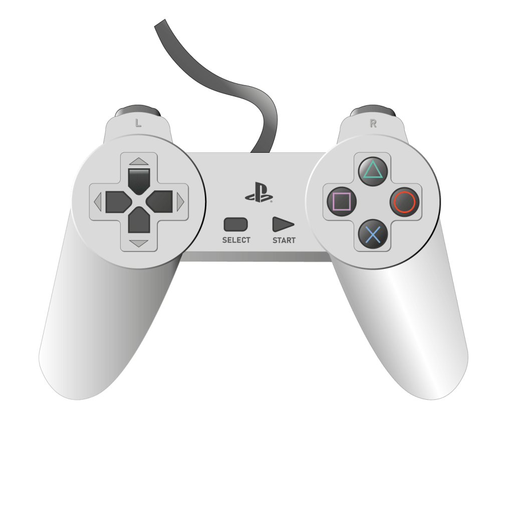 PlayStation controller made in Illustrator