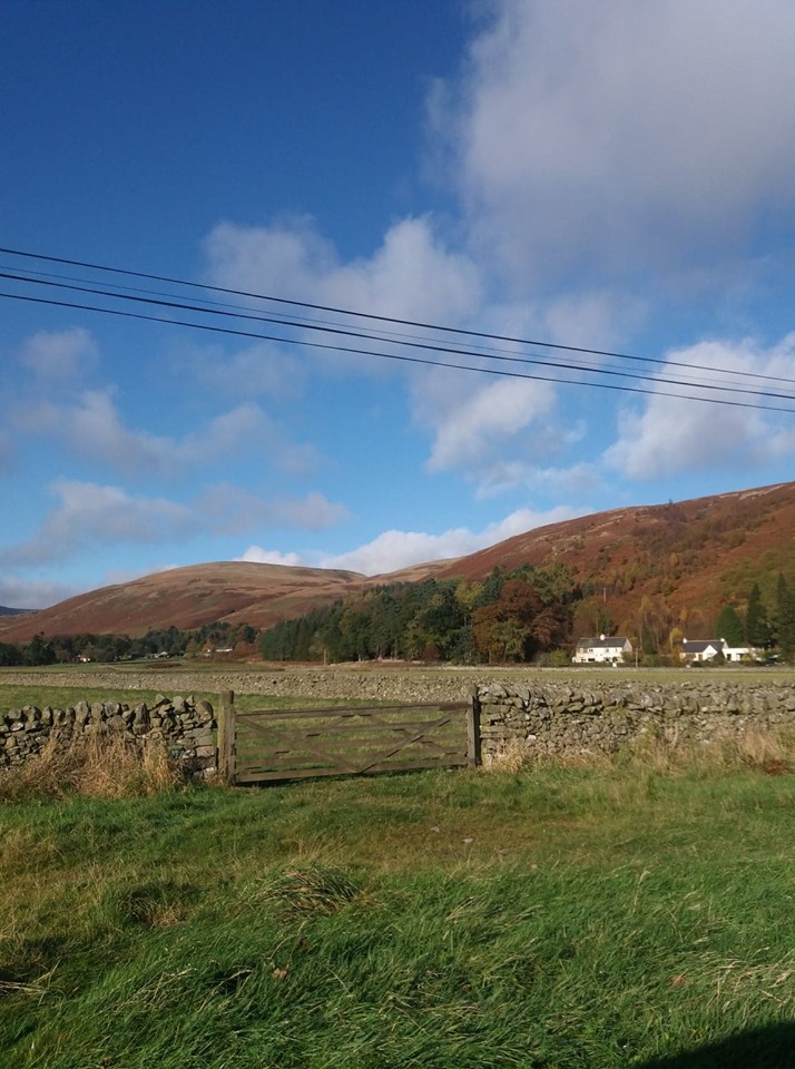 A gorgeous farm in the south of Scotland.