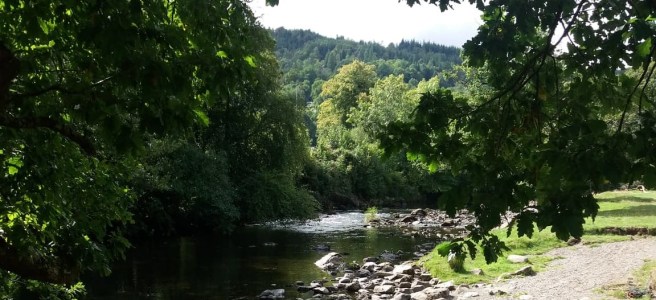 The river to Swallow Falls, Betws-y-coed