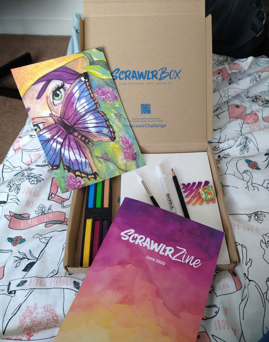 Scrawlr Box watercolours box