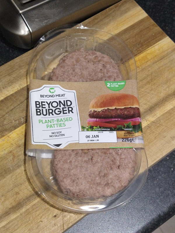 Beyond Burger plant-based patties