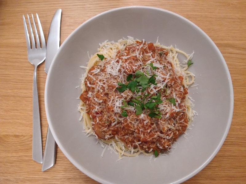 Homemade Lentil Bolognese