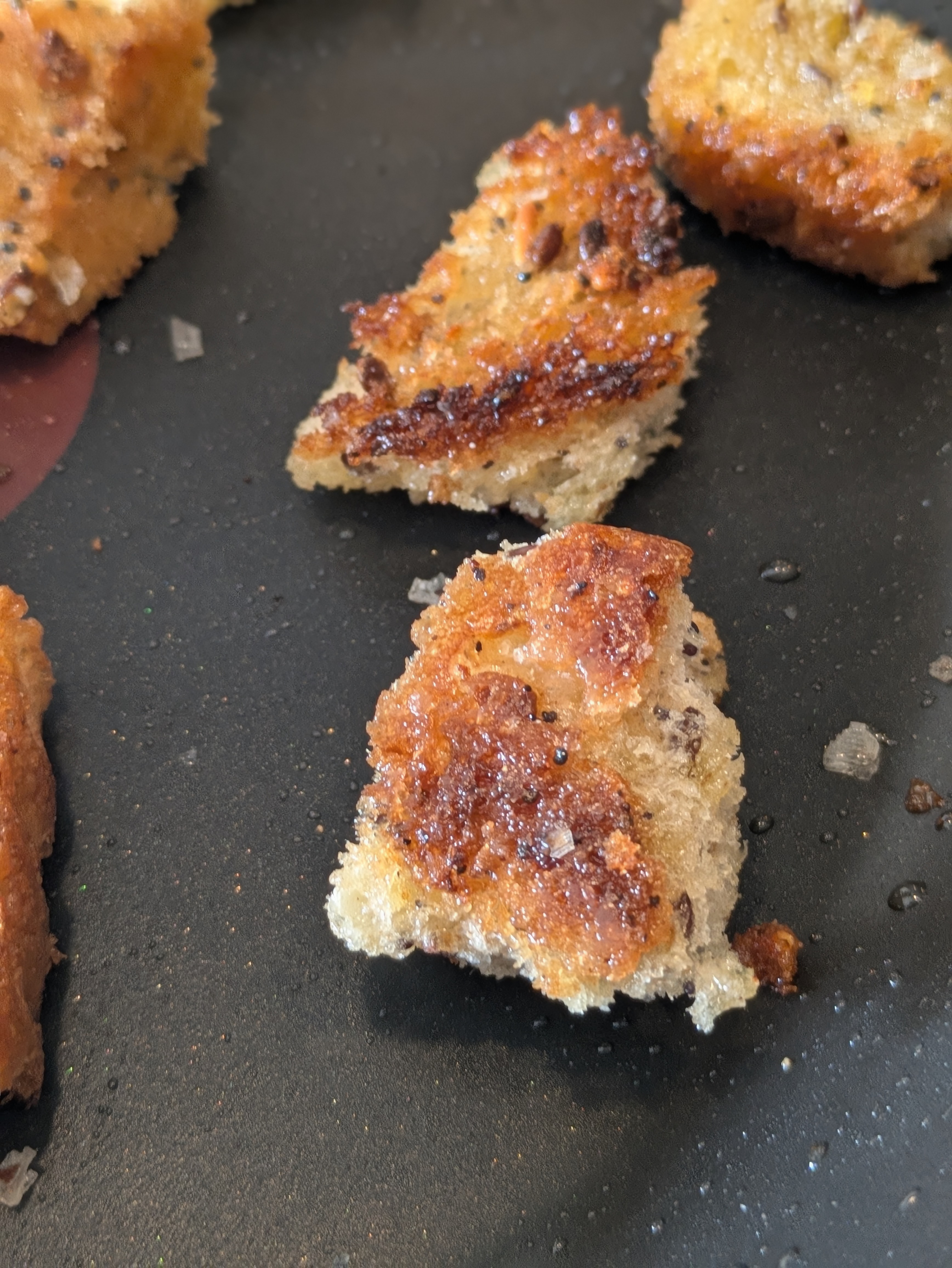 Crispy croutons!