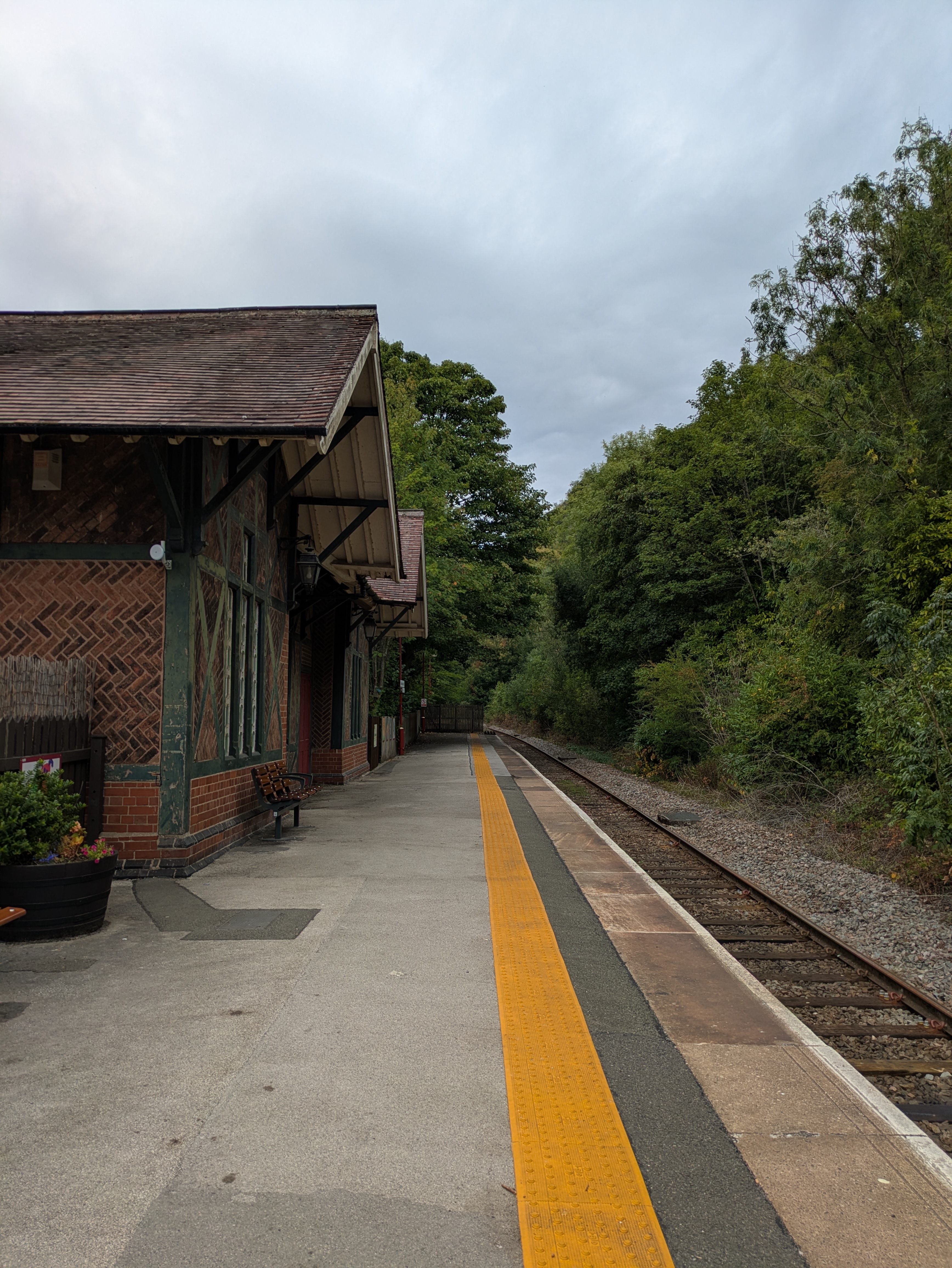 The station at Matlock Bath.